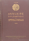 Аnnuaire diplomatique du Commissariat du peuple pour les affaires étrangéres pour l’année 1932 (Sixième livraison)